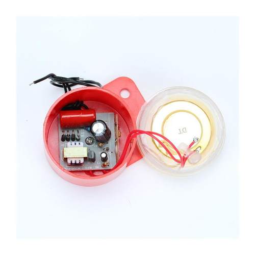 高分贝电子蜂鸣器BJ-1IEK有源三音220V24V12V音乐声防盗报警喇叭 - 图3