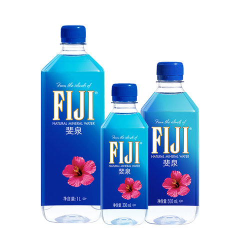 斐济原装进口FIJI/斐泉天然矿泉水330ml*24瓶整箱fijiwater饮用水 - 图1