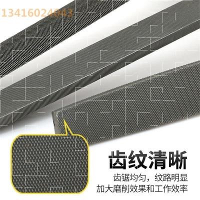 Tooth wood knife yi double grinding sleeve 300mm flat and flat material coarse filing whole carbon file filing steel fine flat inch filing wood grain 8 knife steel