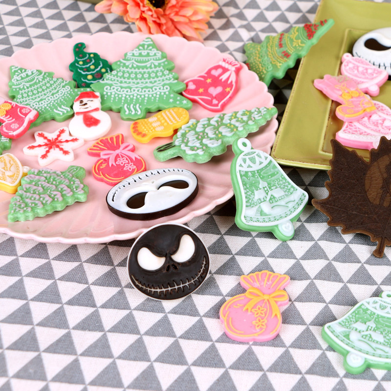 万圣节巧克力插件模具硅胶圣诞节翻糖节日蛋糕装饰插片创意恶搞款,淘宝优惠券,粉丝福利购,淘宝优惠卷
