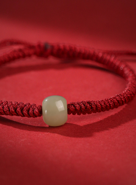 巨好看的红绳轻奢高级感手链女生