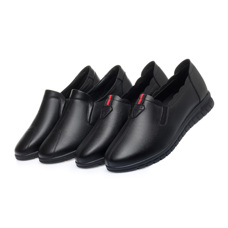 他她女孩秋冬真皮深口平底软底舒适防滑中老年女鞋妈妈鞋大码单鞋,淘宝优惠券,粉丝福利购,淘宝优惠卷