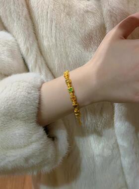 精致十三幺麻将手链女红中发财手串新年气象时尚新中式好友礼物