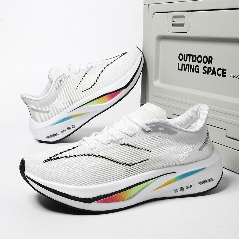 飞电4C碳板超轻学生初中生跑步鞋男透气专业竞速减震大童运动鞋女 - 图2