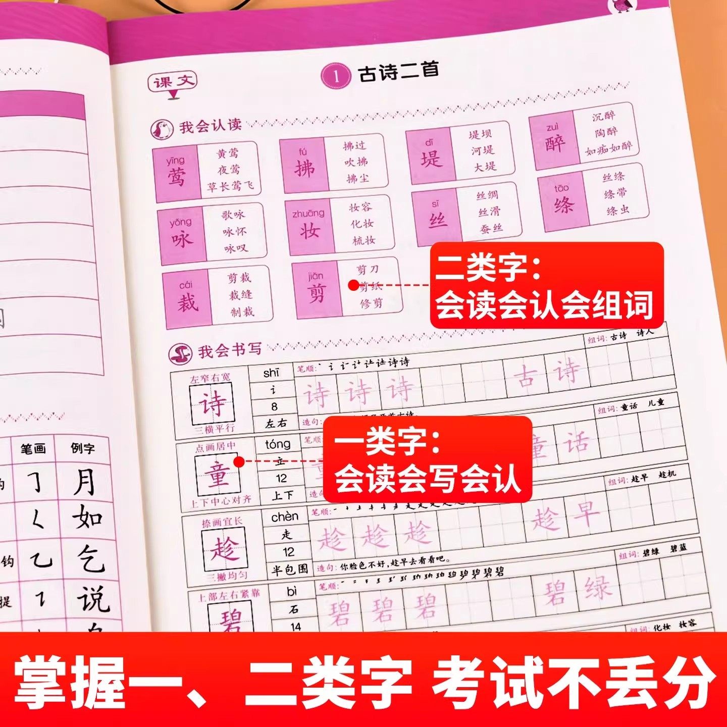一年级语文同步练字帖二三四五六年级上册下册字帖练字写字课课练生字描红本人教版小学生硬笔楷书钢笔书法临摹描写练字本每日一练,淘宝优惠券,粉丝福利购,淘宝优惠卷