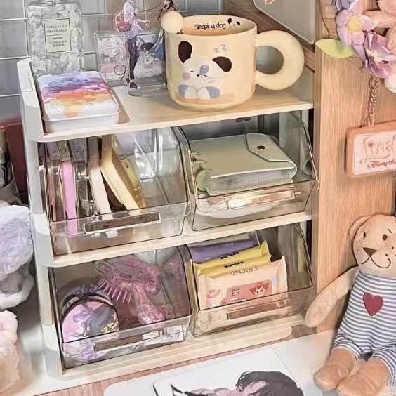 茶包咖啡零食置物架台面多功能杂物多层办公室桌面整理收纳储物架,淘宝优惠券,粉丝福利购,淘宝优惠卷