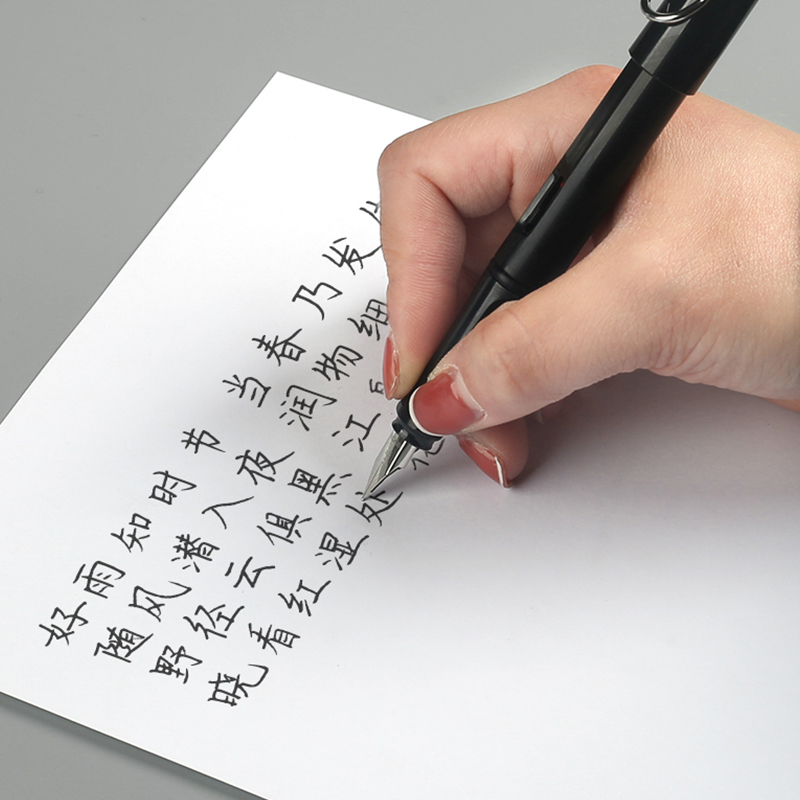 墨囊墨水胆纯蓝黑色红色小学生可替换墨囊3.4mm通用可替换三年级学生正姿练字钢笔专用 - 图0