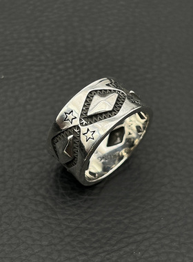 ODEK复古纳瓦霍菱形五角星戒指