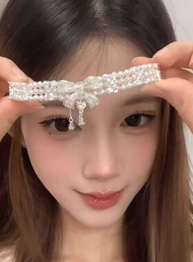 重工复古法式镶钻蝴蝶结多层仿珍珠缠绕手链轻奢小众精致高级感