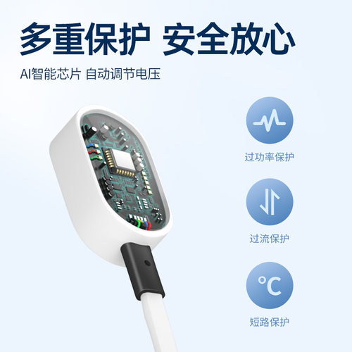 适用于华为儿童手表5充电线4pro/4x/5x/5xpro充电器磁吸KTY-L10快充数据线非原装替换配件 - 图1