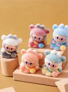 可爱植绒国风江湖小兔公仔桌面摆件钥匙扣配件直播对对碰盲袋