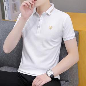 劲霸夏季新款保罗刺绣Polo衫男装休闲修身旗舰店翻领男士短袖T恤