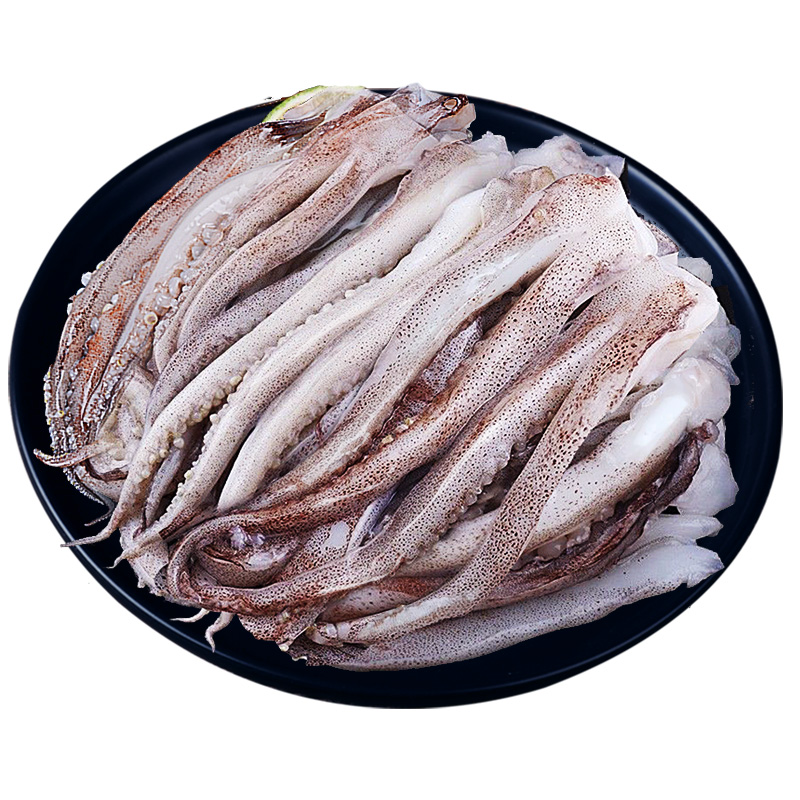 新鲜鱿鱼须鲜活冷冻二本足章鱼生鲜尤鱼铁板鱿鱼串腿海鲜商用水产 - 图3