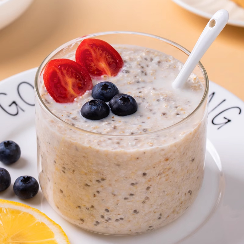 奇亚籽燕麦麸皮粉营养混合燕麦片麸皮免煮即食抗饿代餐独立包装 - 图3