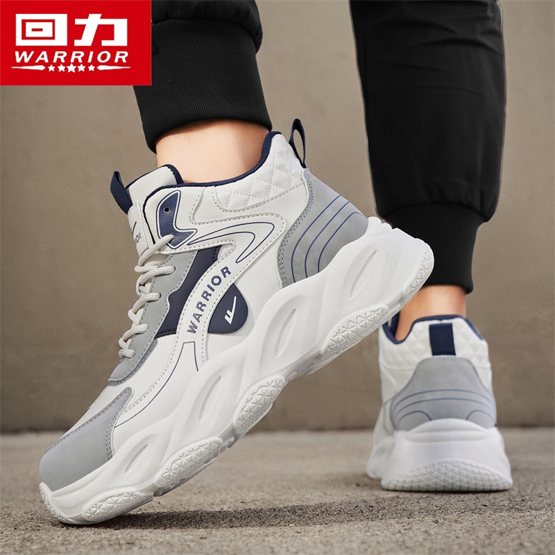 回力男鞋2025春季新款男士休闲厚底老爹鞋增高跑步休闲潮鞋 - 图0