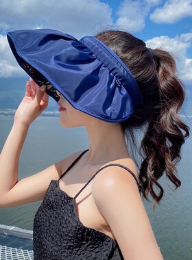品牌防晒空顶贝壳帽遮阳