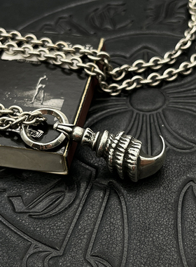 ODEK复古鹰爪项链欧美嘻哈个性印第安文化吊坠小众老鹰霸气男女款