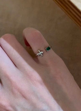 简单又有很质感的精致中古风鸢尾花绿色尾截太绝啦!小巧显气质