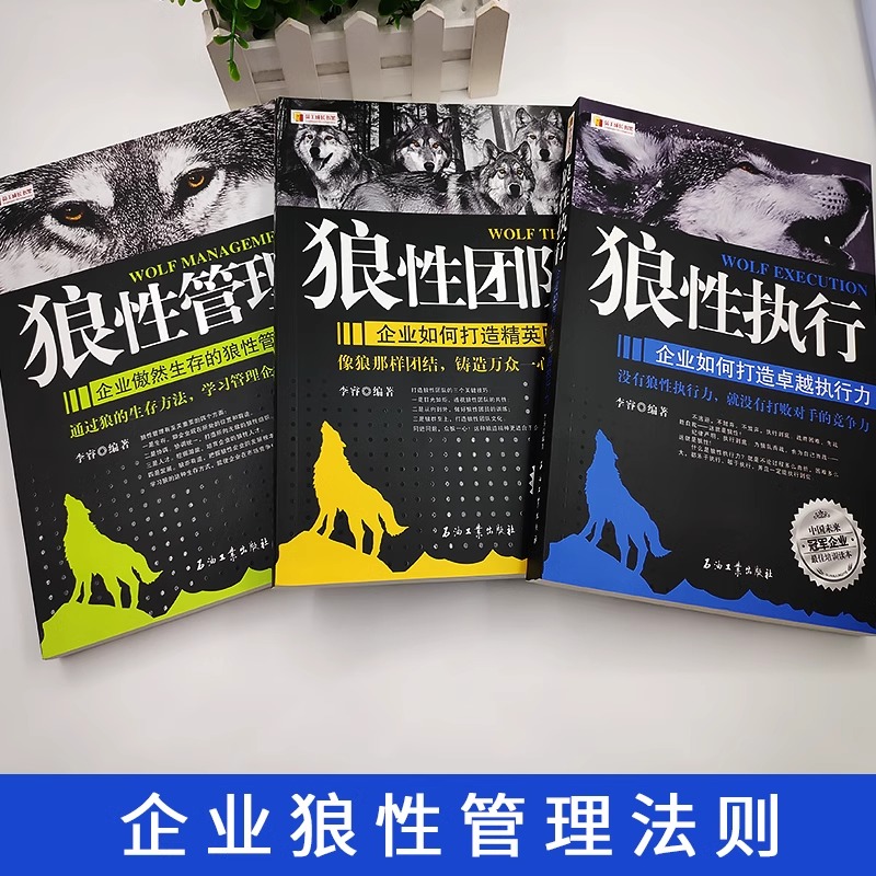 全套3册 狼性团队+狼性执行+狼性管理可复制的领导力领导者管理的成功法则不懂带团队就自己累员工培训教程团队企业管理方面的书籍 - 图1