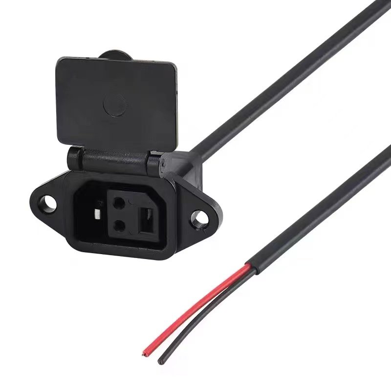 2.5平电动车新国标转接头小刀台铃雅迪充电器输出线母座公母铜线,淘宝优惠券,粉丝福利购,淘宝优惠卷