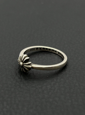 饰仟禧高级感复古十字花戒指欧美