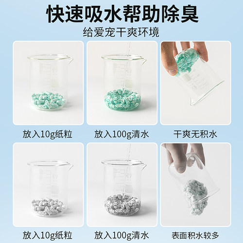 仓鼠彩虹纸粒除臭垫料夏天造景用品金丝熊夏季纸棉木屑吸水无尘 - 图1