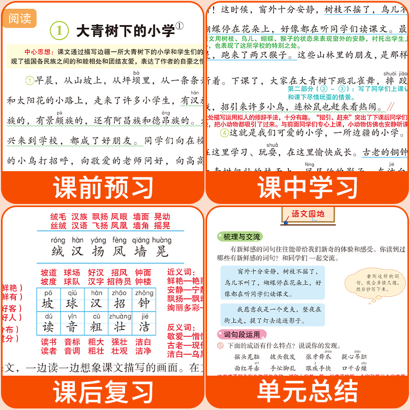 2025新版小学课堂笔记三年级上册一年级二年级四五六年级上册语文数学英语书课本全套配套人教版新教材三上学霸黄冈随堂预习下册K - 图2