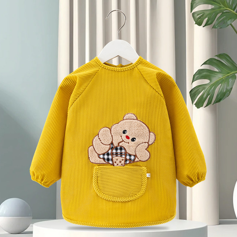 洋气男女童秋冬罩衣防水防脏外穿护衣宝宝罩衫幼儿园吃饭围兜画画,淘宝优惠券,粉丝福利购,淘宝优惠卷