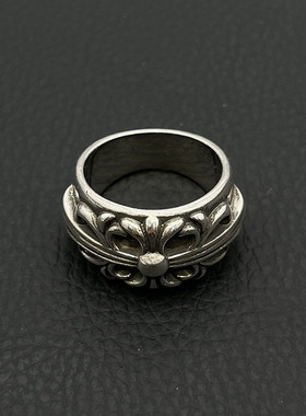 ODEK高级感复古守护者戒指中号欧美小众嘻哈指环霸气朋克经典款