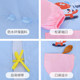 儿童画画罩衣围裙防水长袖幼儿园美术绘画反穿衣宝宝吃饭围兜女宝