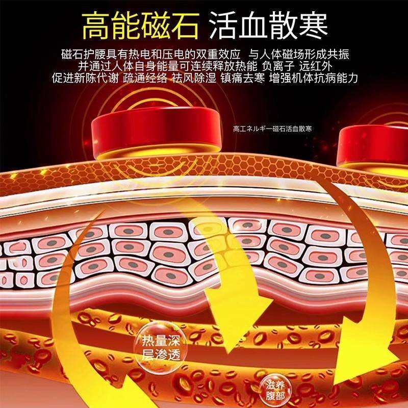 发热护腰带腰围腰椎间盘保暖四季腰间盘理疗护颈暖腰支撑老年人 - 图0