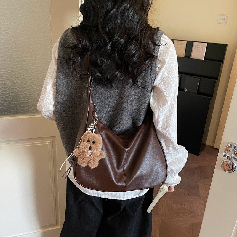 金玉鸟包包大容量简约复古腋下包包女2025新款潮通勤百搭斜挎包,淘宝优惠券,粉丝福利购,淘宝优惠卷