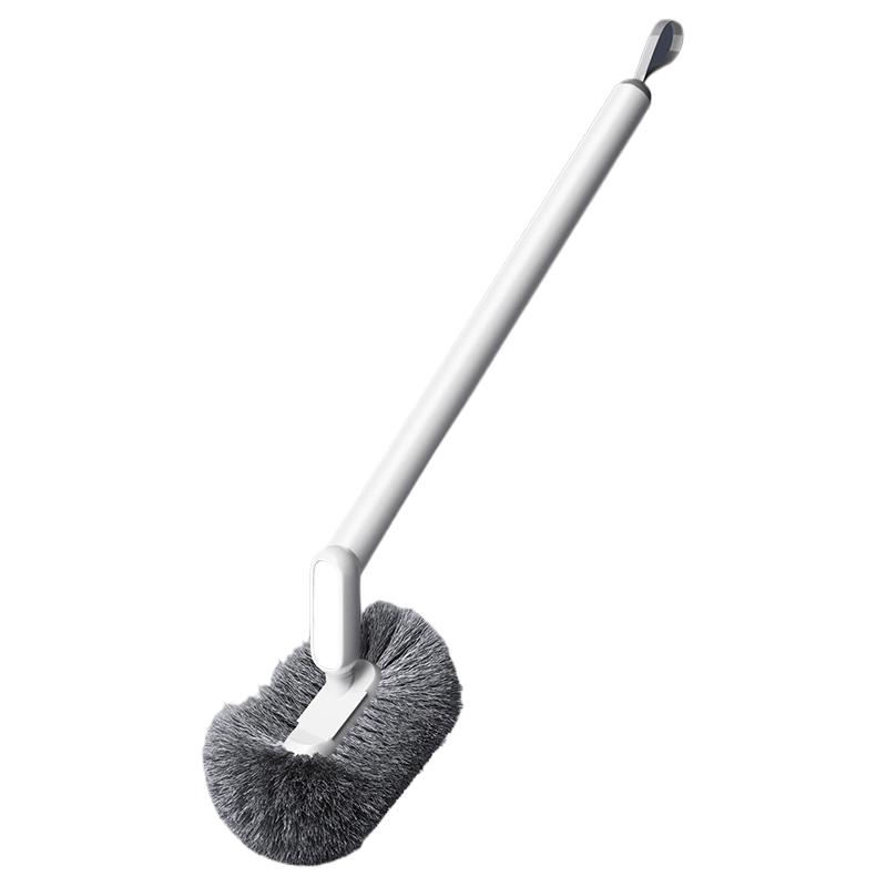 Toilet brush with no dead ends, household wall-mounted toilet and bathroom artifact, light luxury and high-end sense, long-handled toilet brush