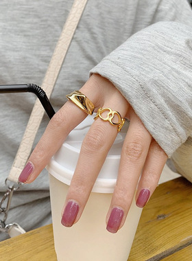 韩版925纯银轻奢戒指2