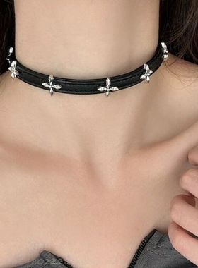 肌理感皮带扣choker项圈高级百搭颈链锁骨项链女2025新款气质时尚