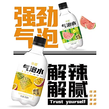 0.9r/瓶依能苏打气泡水饮料300ml*12瓶[7元优惠券]-寻折猪