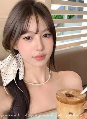 波点方巾发圈韩系方形大