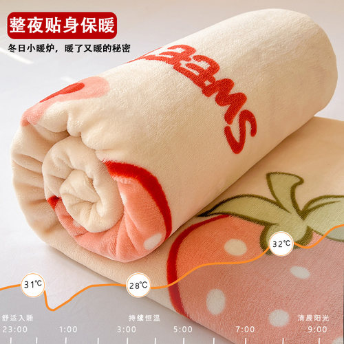 2025新款冬季加厚牛奶绒床单单件学生宿舍单人保暖双面法兰绒被单 - 图2