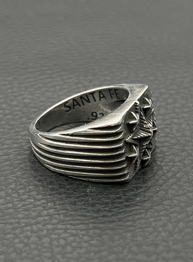 ODEK复古印章满星戒指男女潮牌五角星cody sanderson风格男士宽版