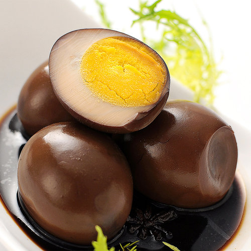 云依禾农庄卤蛋卤鸡蛋零食风味小吃休闲开袋即食泡面搭档五香卤味 - 图0