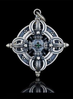 《金刚杵的非凡毅力》藏传文玩吊坠项链独特魅力小众复古挂坠配饰