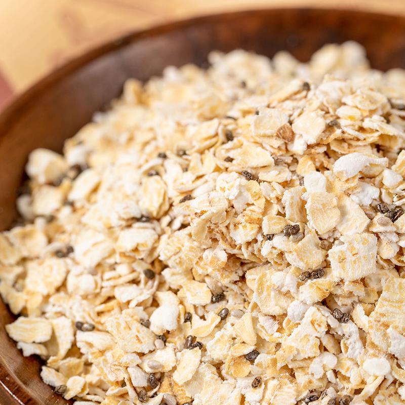 奇亚籽燕麦麸皮粉营养混合燕麦片麸皮免煮即食抗饿代餐独立包装 - 图1