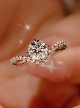 抖音直播爆款1克拉为爱加冕皇冠