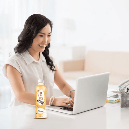 康师傅大红袍奶茶500ml*15瓶整箱包邮奶茶饮料0反式脂肪 - 图2