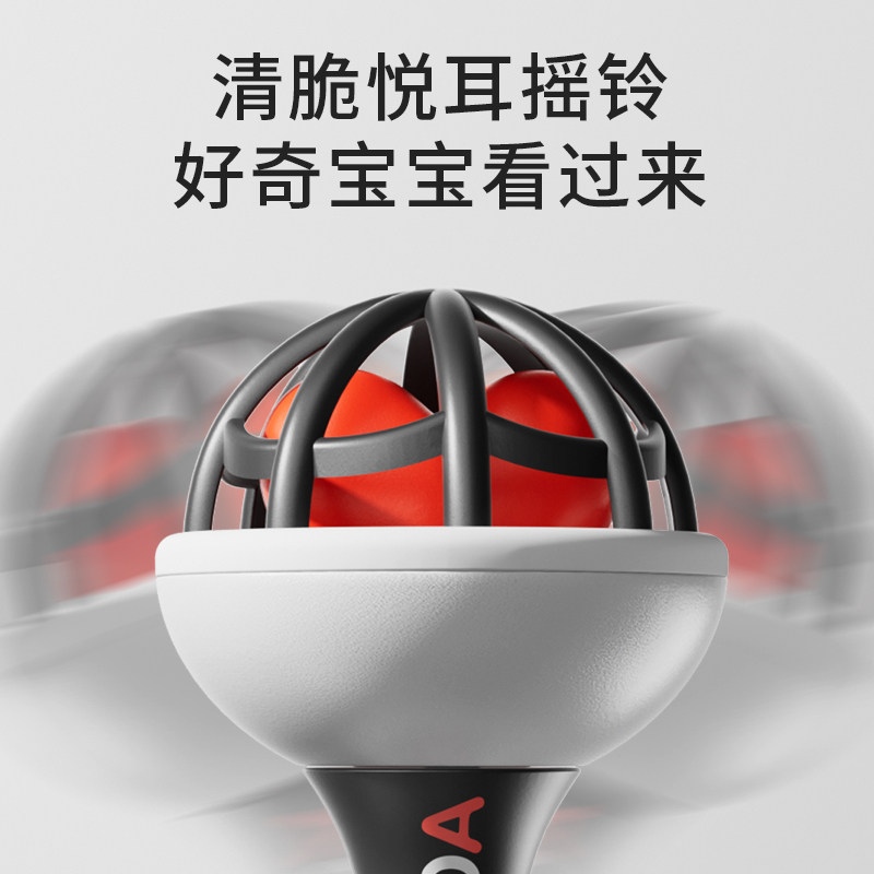 宝宝摇铃拨浪鼓新生婴儿玩具0-6-12个月抓握训练1岁早教益智送礼