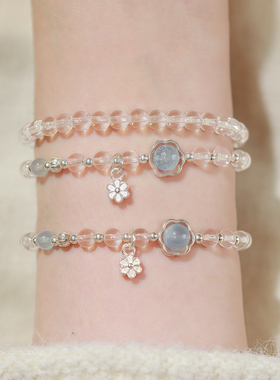 巨好看的手链绝美水晶手串女生