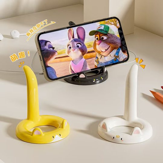 Cute kitty phone holder