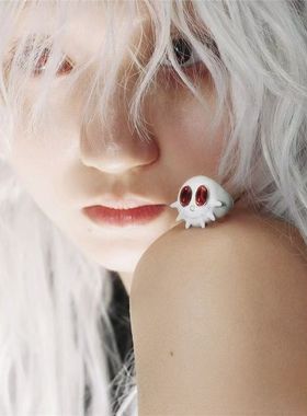 河豚海怪幽灵宝宝戒指限定款私藏高级风创意个性风格明星同款礼物