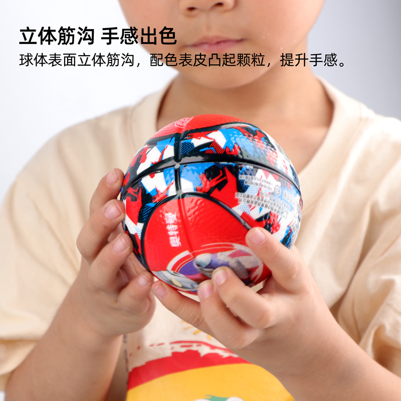 小猪佩奇弹力球儿童小球玩具球小篮球足球小皮球实心球类互动充气 - 图2