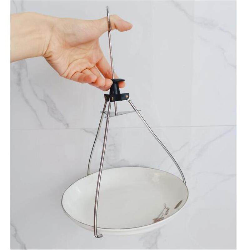 三爪防烫夹圆线三角抓盘夹加粗取碗不锈钢防烫锅夹三爪夹盘子的神,淘宝优惠券,粉丝福利购,淘宝优惠卷